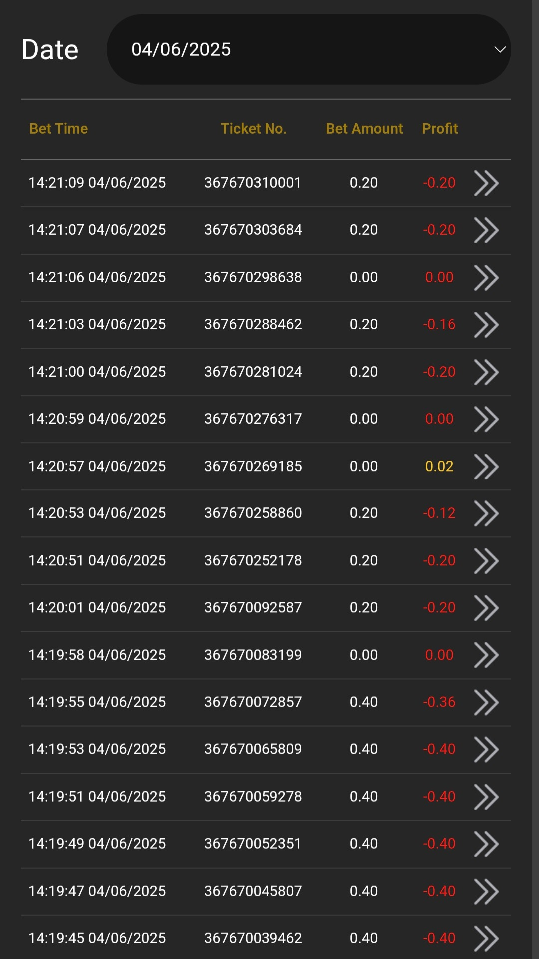Evidence of manipulated gameplay 040625