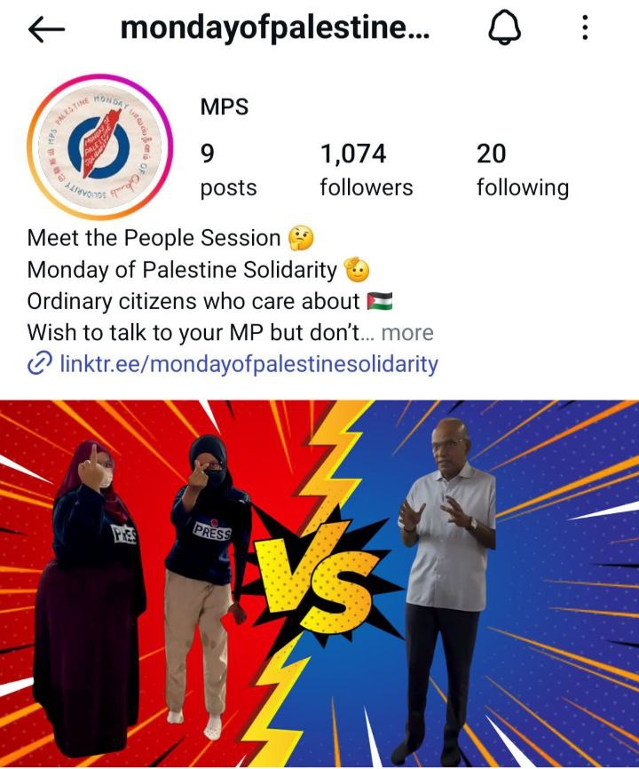 Activist confrontation