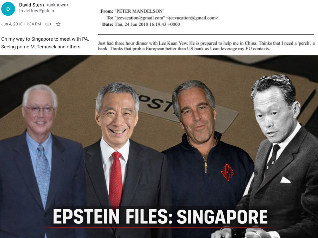 Singapore minister referenced in publicly released Epstein-related correspondence